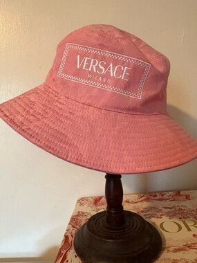 Versace Pink Bucket Hat size 57